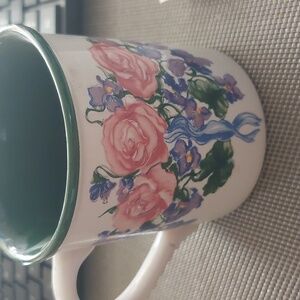 Potpourri Press Violets and Roses Coffee Mug  1990